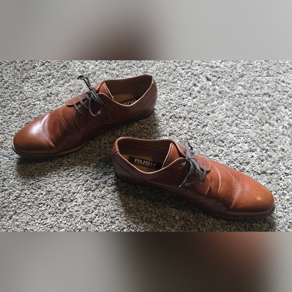 Gordon Rush Men's Oxfords Dress Shoes Lace Up Size 10 Brown - Picture 3 of 10